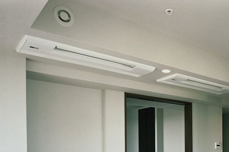 大崎ウエストシティタワーズの天井カセット型エアコン